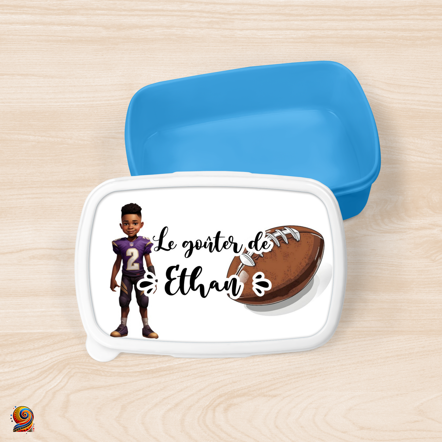 Boîte à gouter "Petit Quarterback" - Twende Art