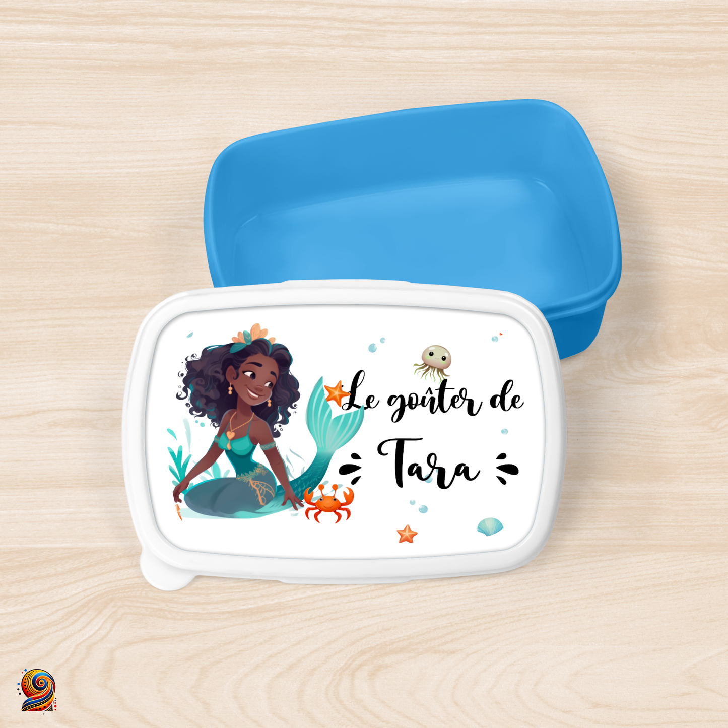 Boîte à gouter "Petite Sirène" - Twende Art