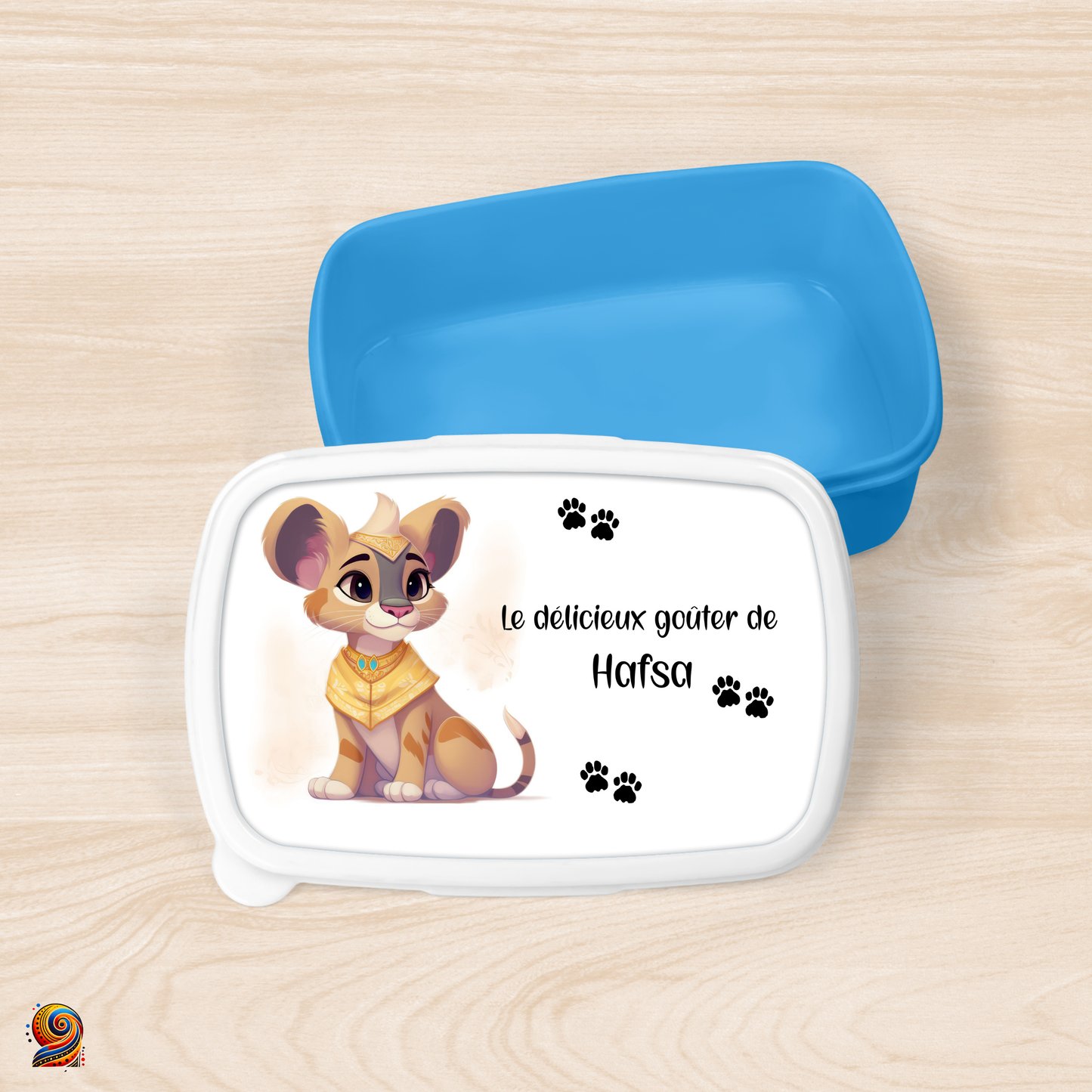 Boîte à gouter "Empreintes de Lynx" - Twende Art