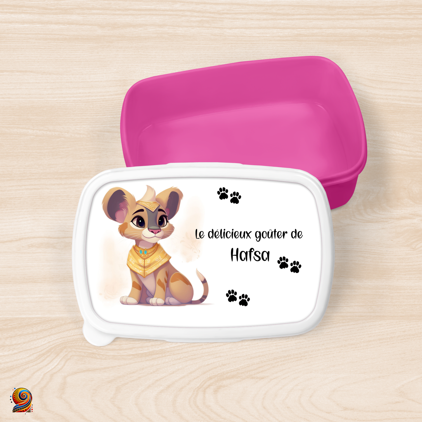 Boîte à gouter "Empreintes de Lynx" - Twende Art