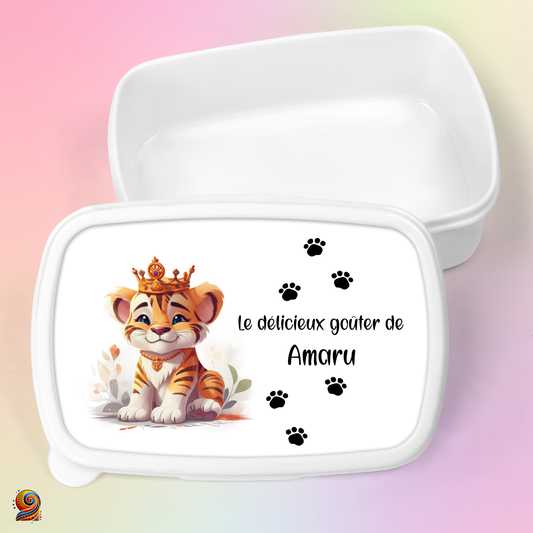 Boîte à gouter "Empreintes de Tigre" - Twende Art