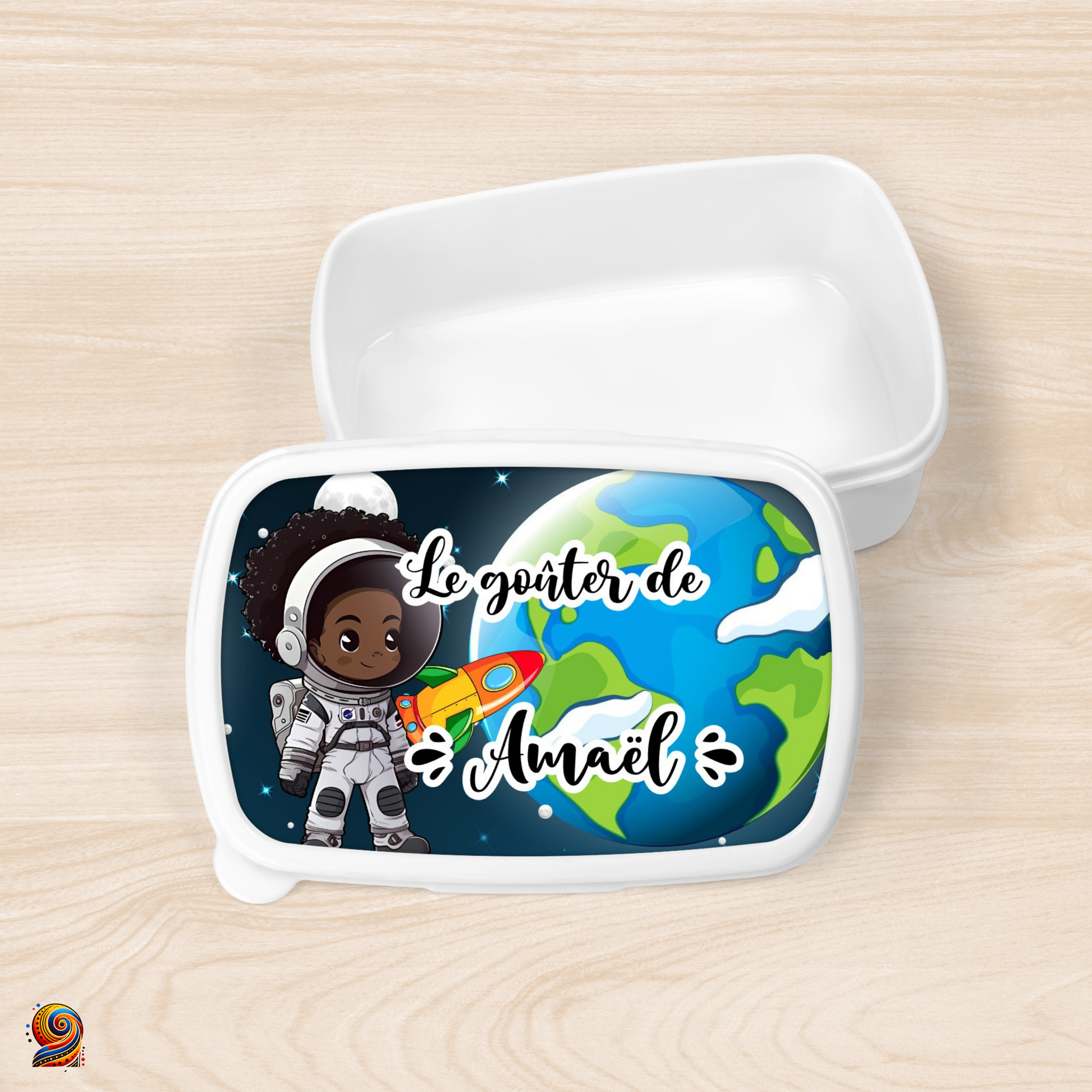 Boîte à gouter "Cosmonaute" - Twende Art