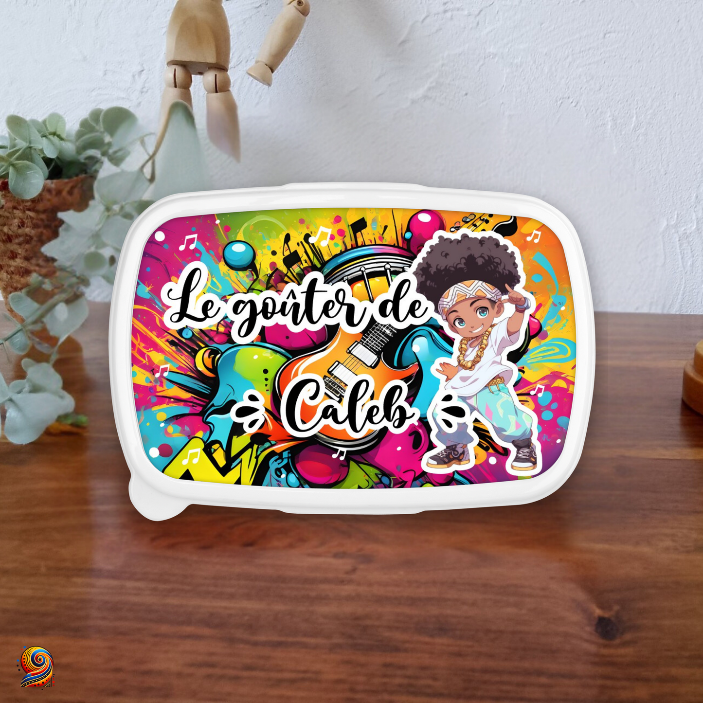 Boîte à gouter "Danseur hip-hop" - Twende Art