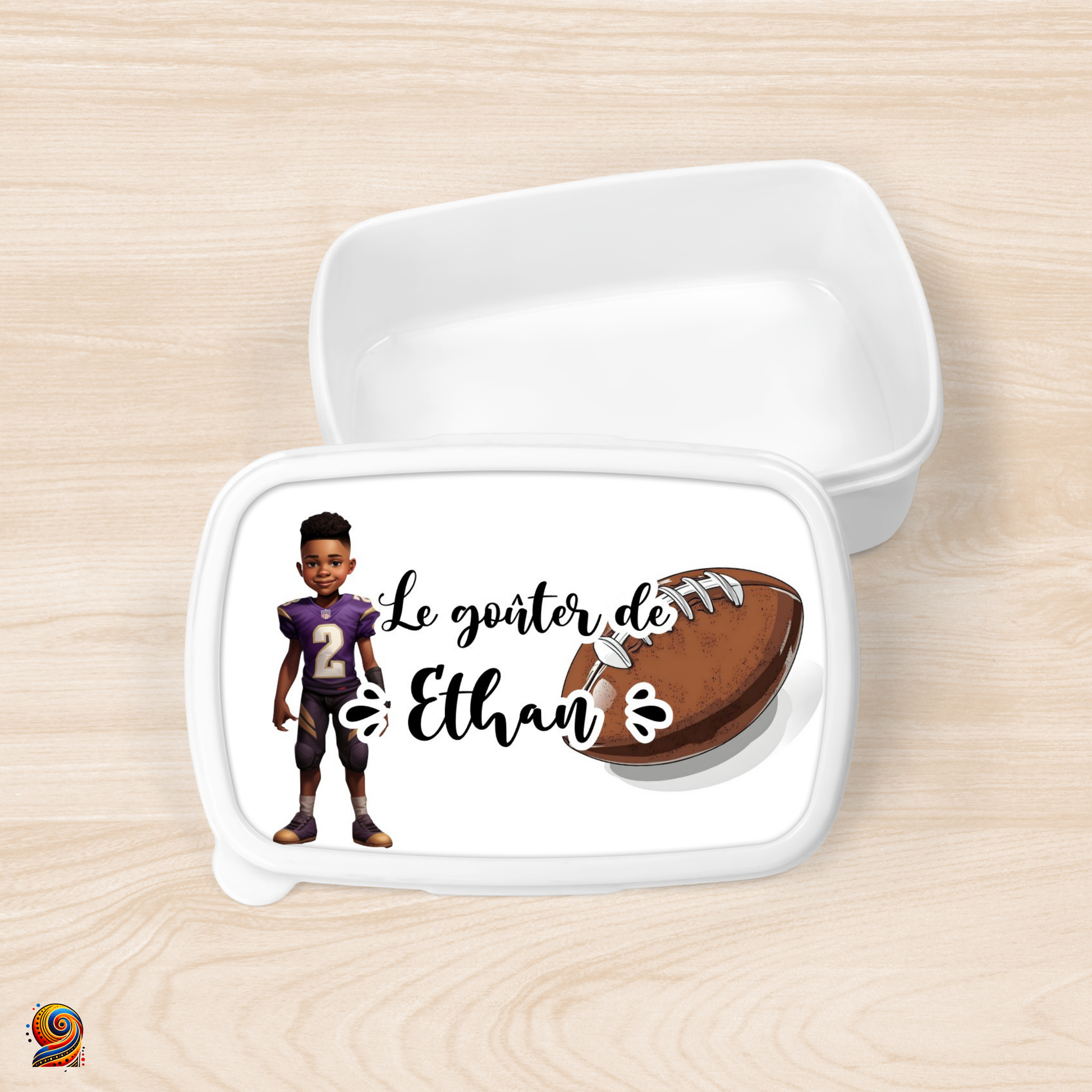 Boîte à gouter "Petit Quarterback" - Twende Art