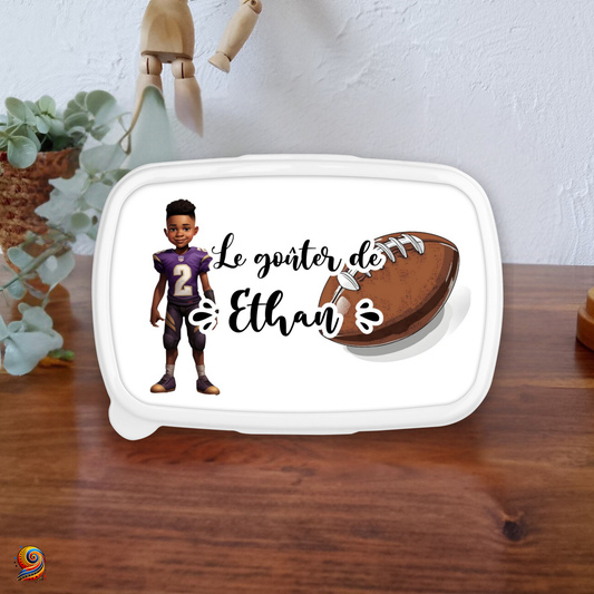 Boîte à gouter "Petit Quarterback" - Twende Art