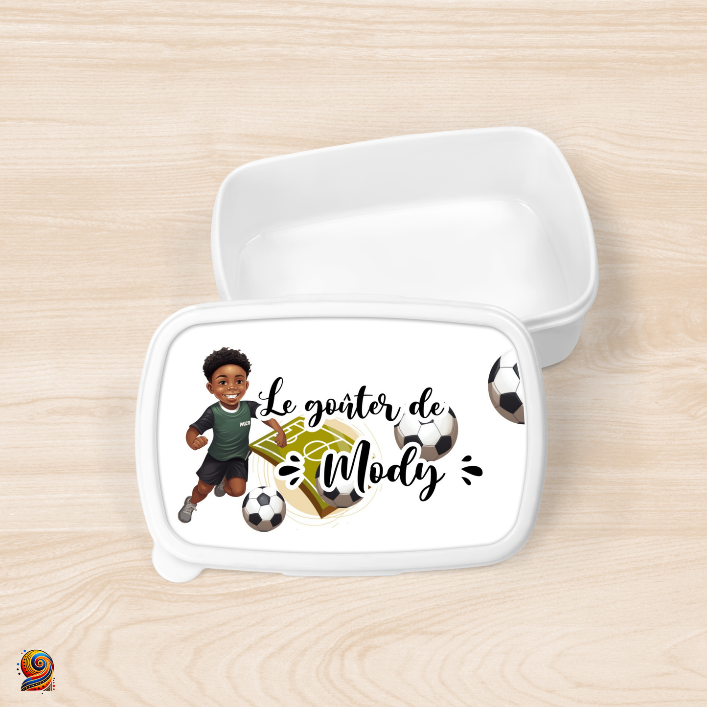 Boîte à gouter "Petit Footballer" - Twende Art