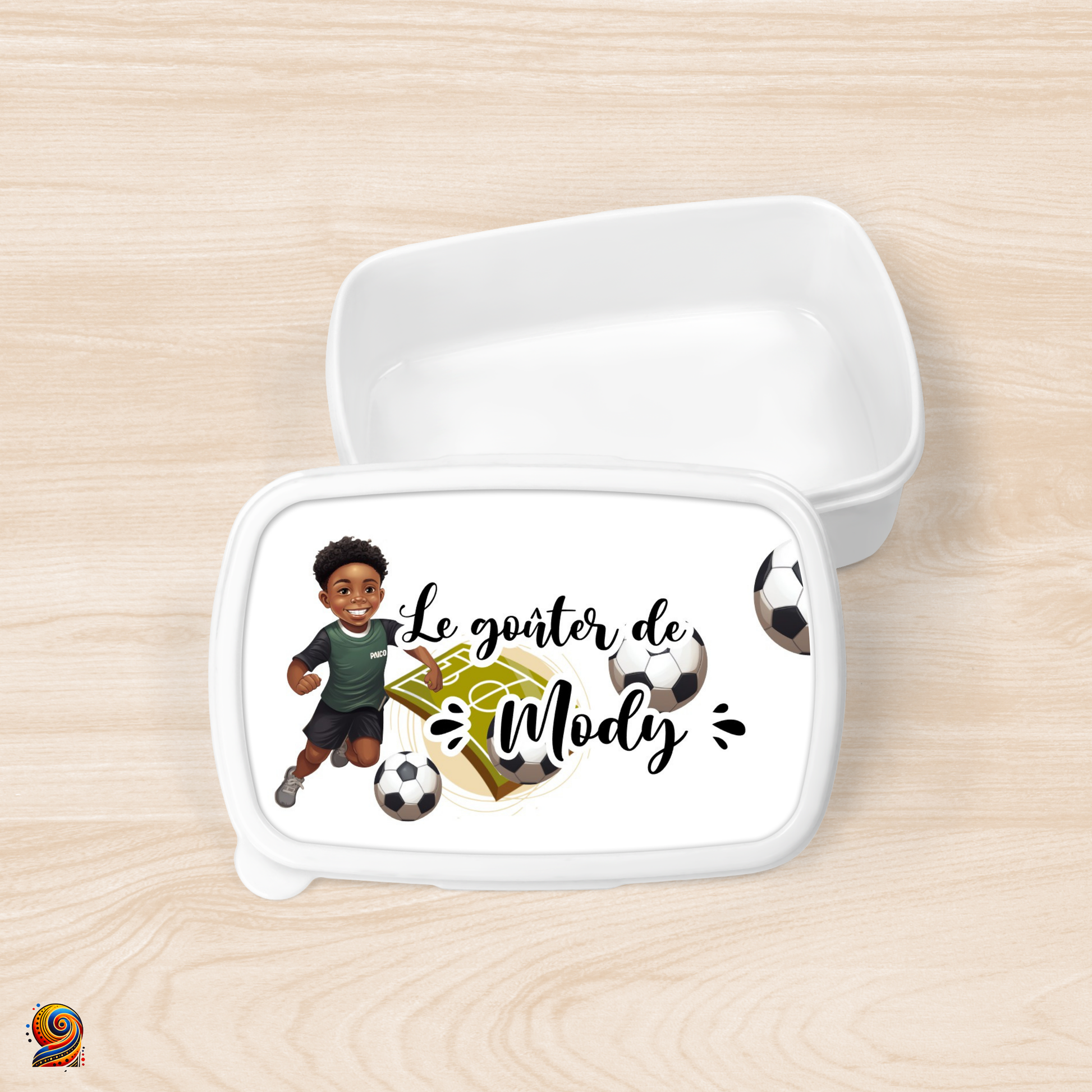Boîte à gouter "Petit Footballer" - Twende Art