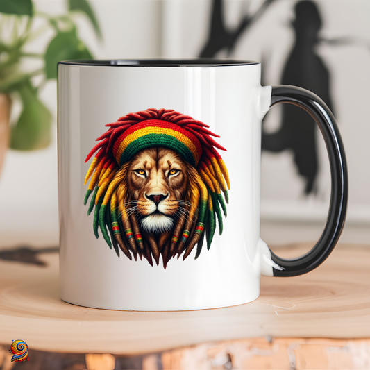 Mug afro Lion face - Twende Art