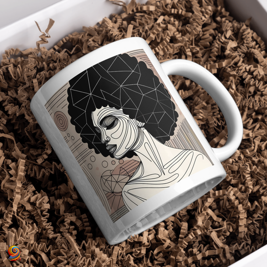 Mug Afro-Abstrait - Twende Art