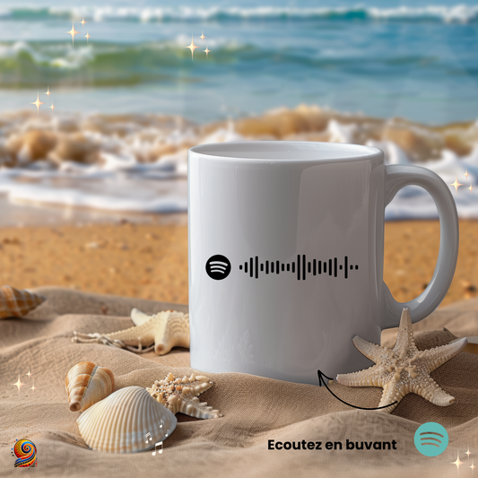 Mug personnalisé QR-Code Spotify - Twende Art