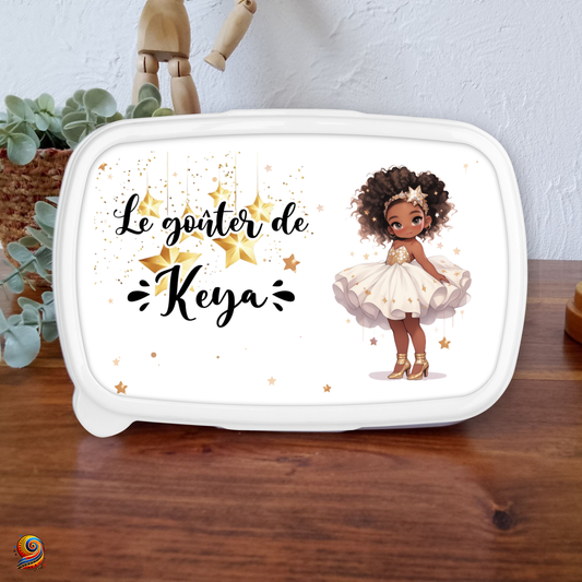 Boîte à gouter "Petite Princesse" - Twende Art