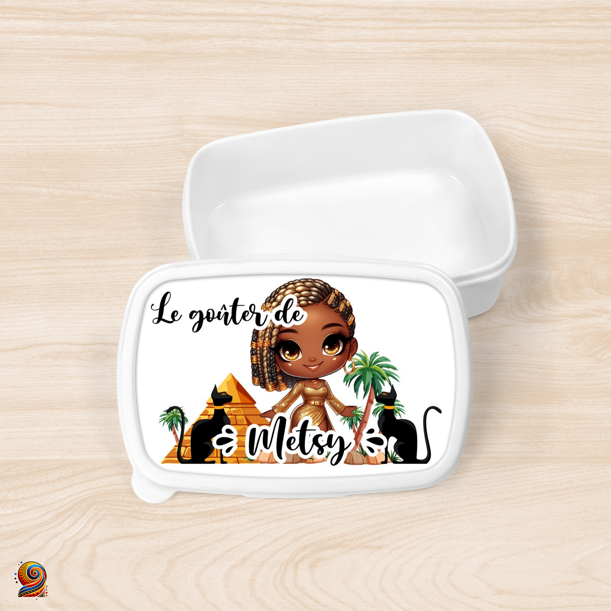 Boîte à gouter "Petite Egyptienne" - Twende Art