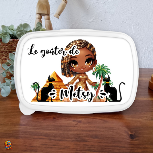 Boîte à gouter "Petite Egyptienne" - Twende Art