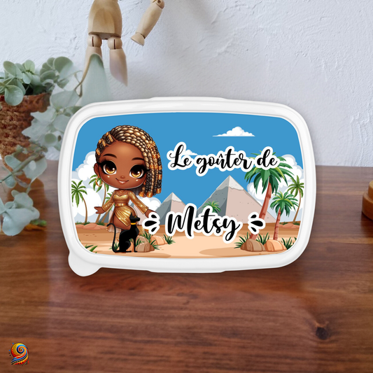 Boîte à gouter "Reine Egyptienne" - Twende Art