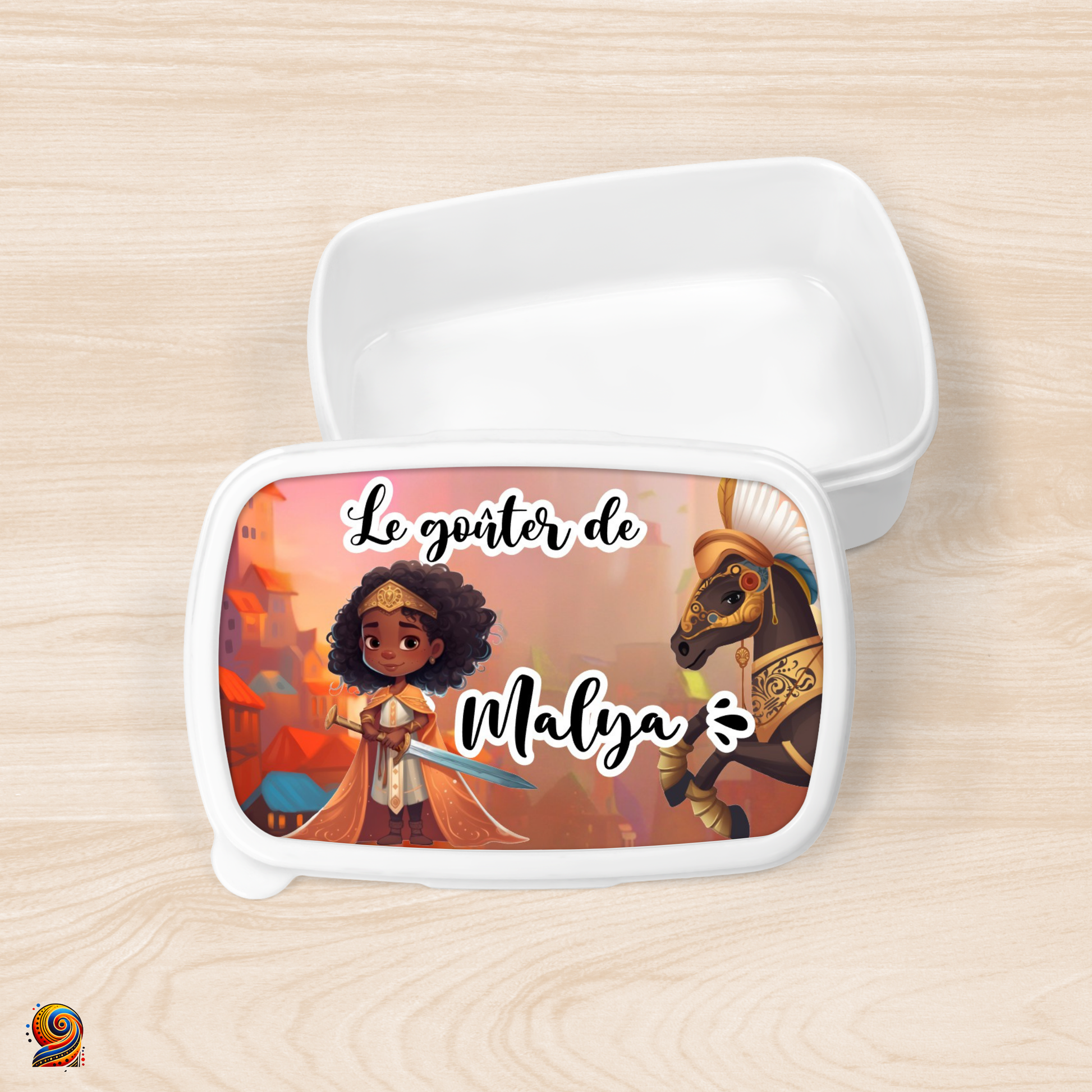Boîte à gouter "Reine Mandingue" - Twende Art