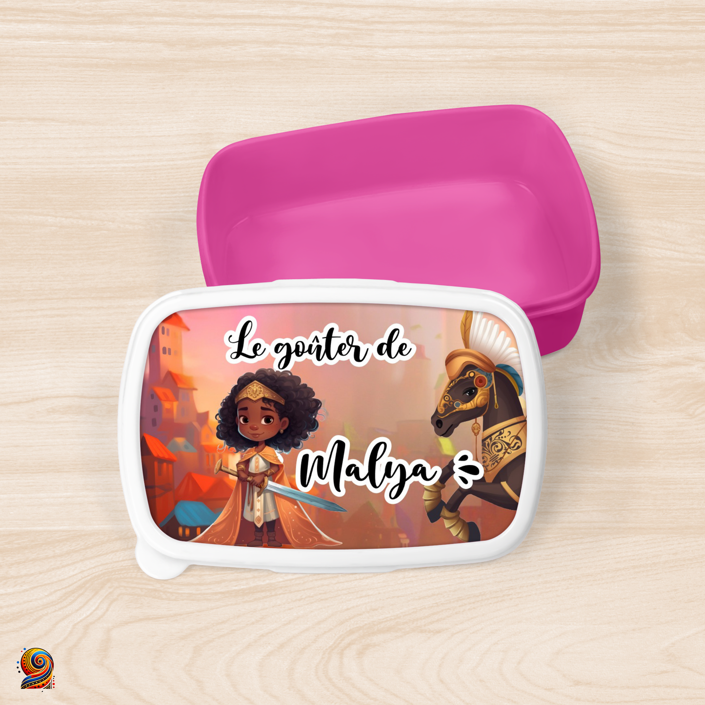 Boîte à gouter "Reine Mandingue" - Twende Art