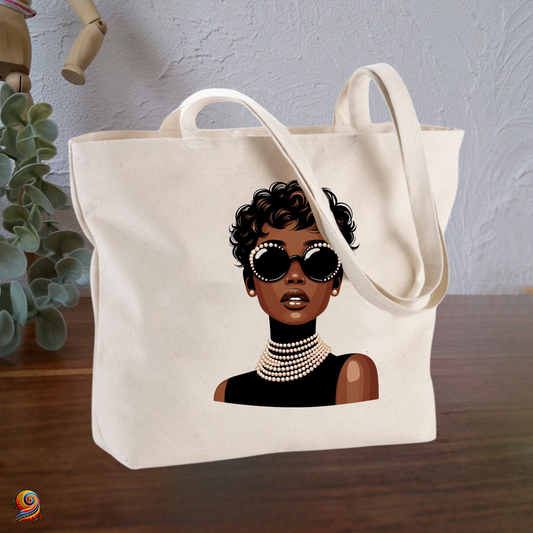 Sac shopping afro Perles - Twende Art