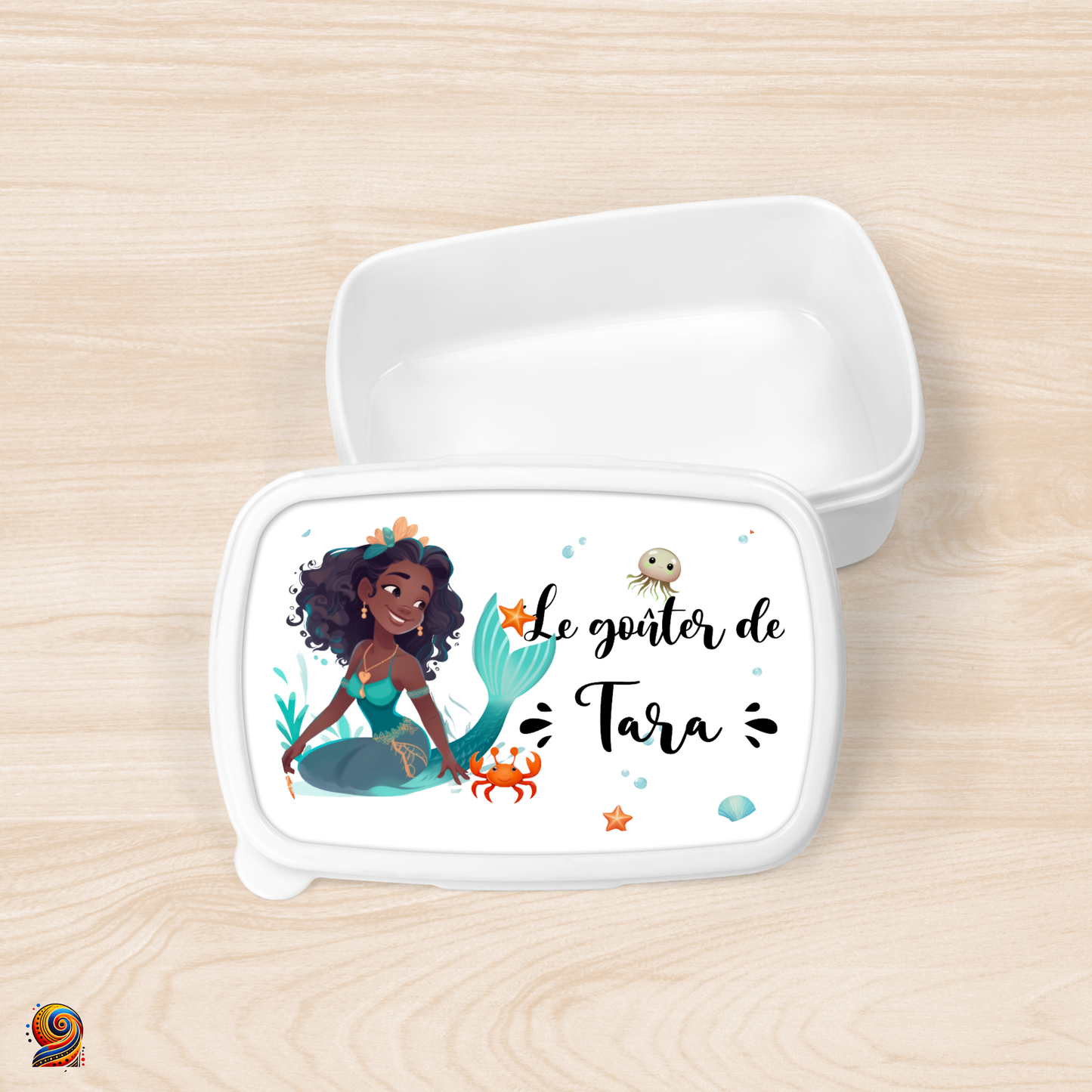 Boîte à gouter "Petite Sirène" - Twende Art