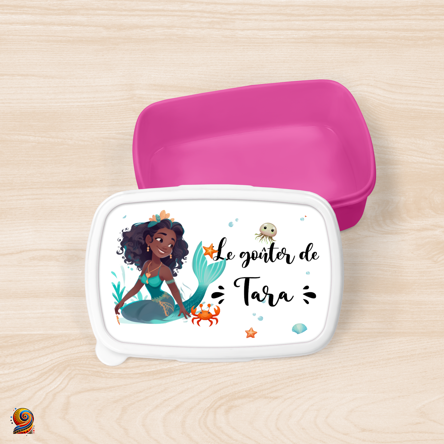 Boîte à gouter "Petite Sirène" - Twende Art