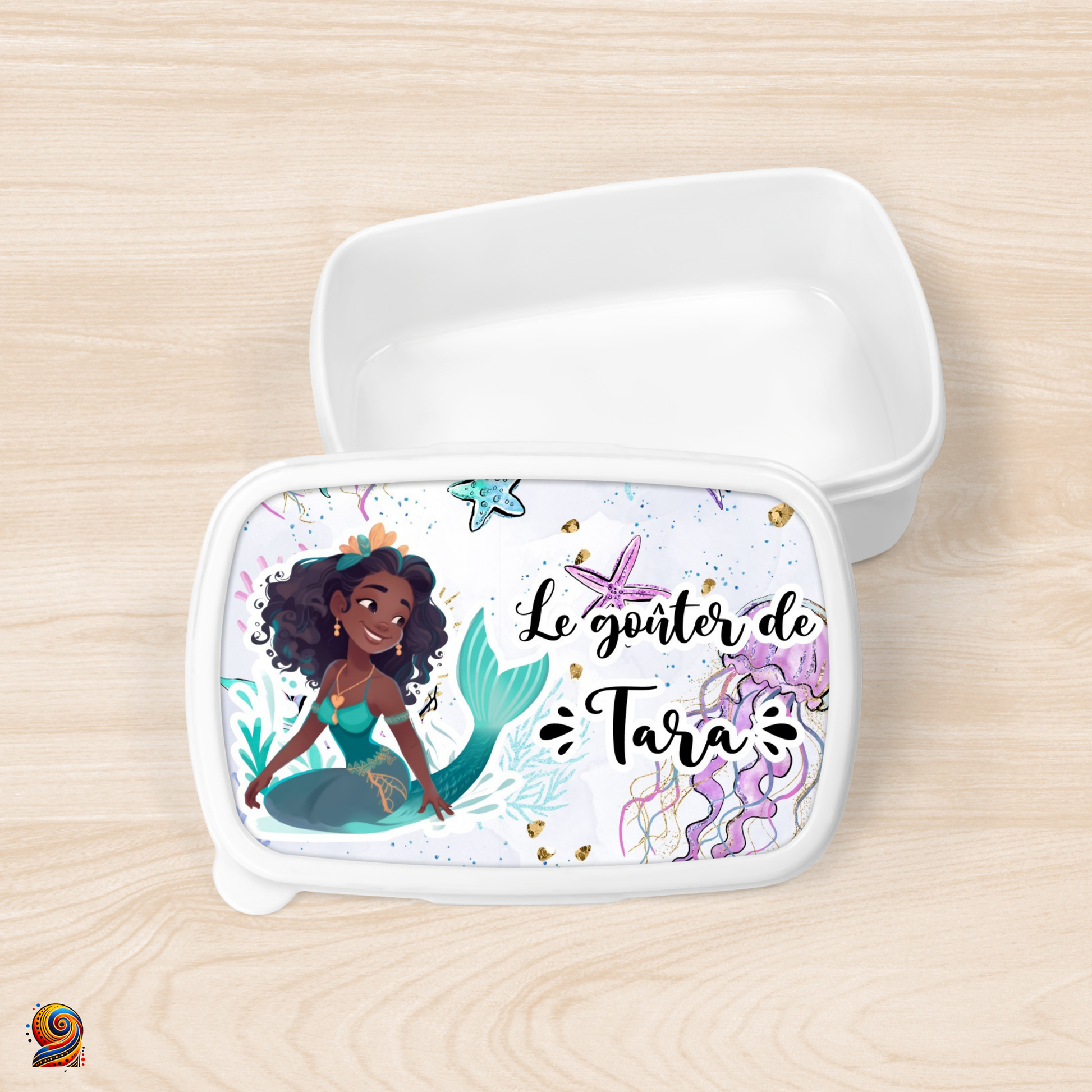 Boîte à gouter "Sirène" - Twende Art