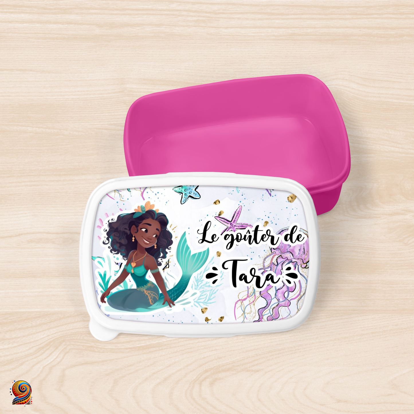 Boîte à gouter "Sirène" - Twende Art