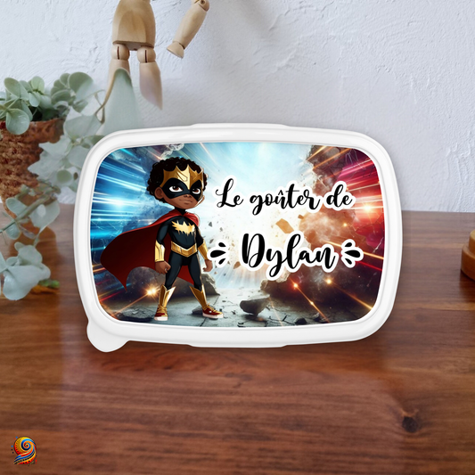 Boîte à gouter "Super Héros" - Twende Art