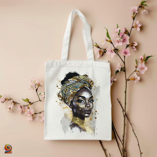 Tote Bag Pure gold "Tandiwe" - Twende Art