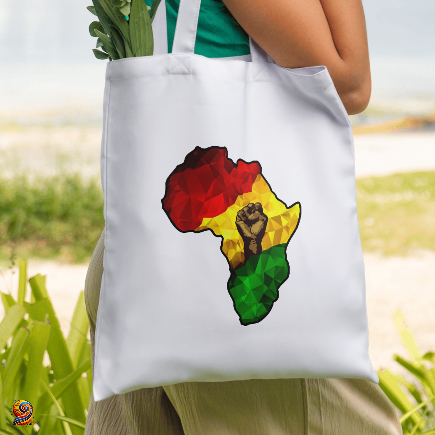 Tote Bag afro shopping "Black people" - Twende Art