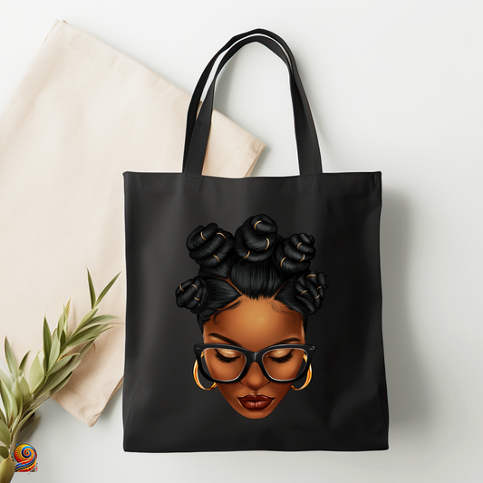 Tote Bag afro shopping "Bantous Knots" - Twende Art