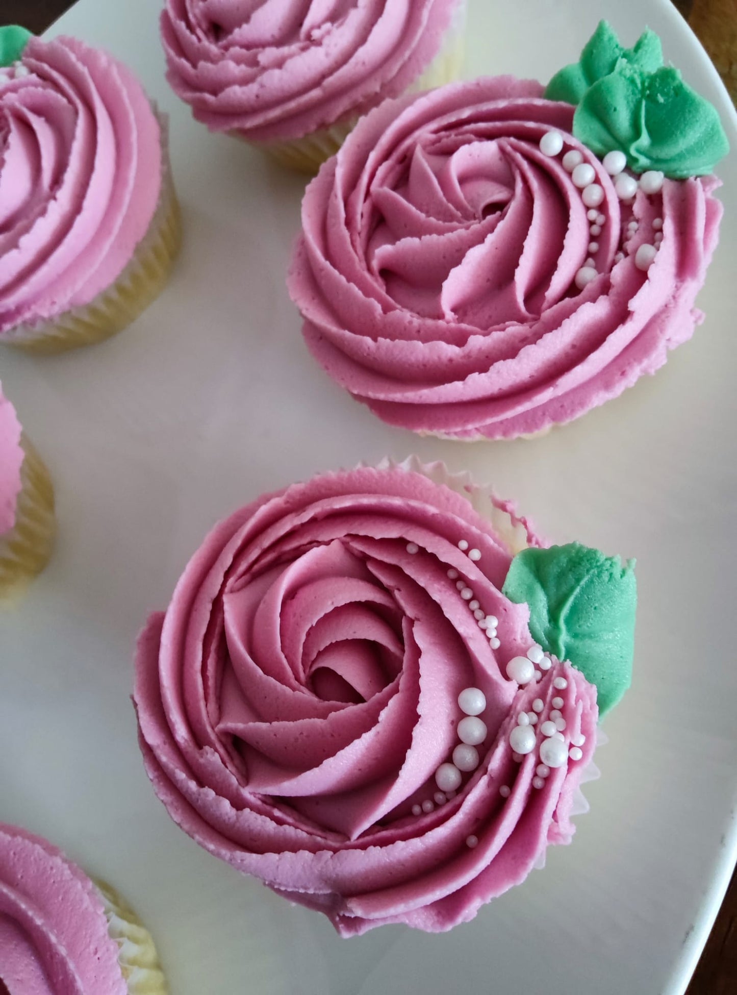 Box de cupcakes floraux