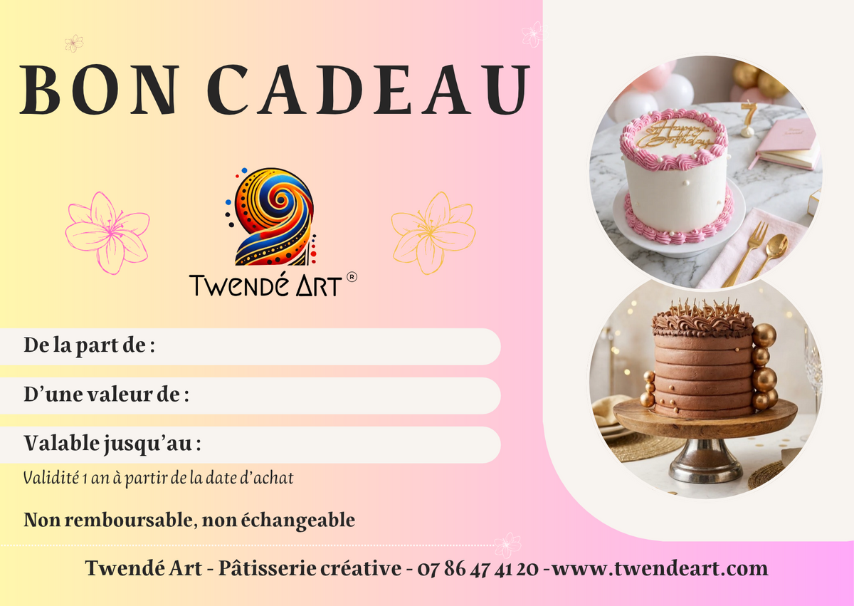 E-carte cadeau Twendé Art