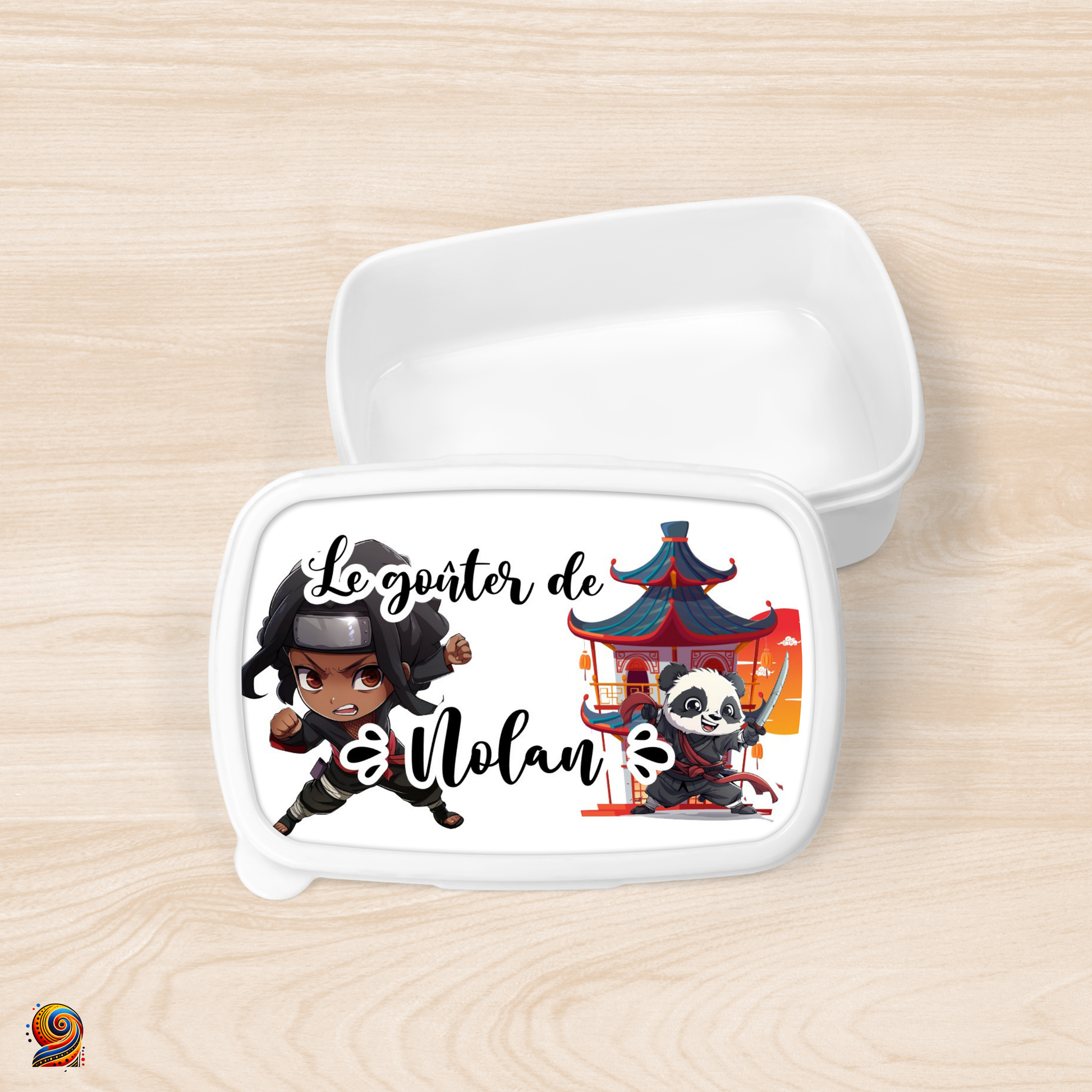 Boîte à gouter "Petit Samouraï" - Twende Art