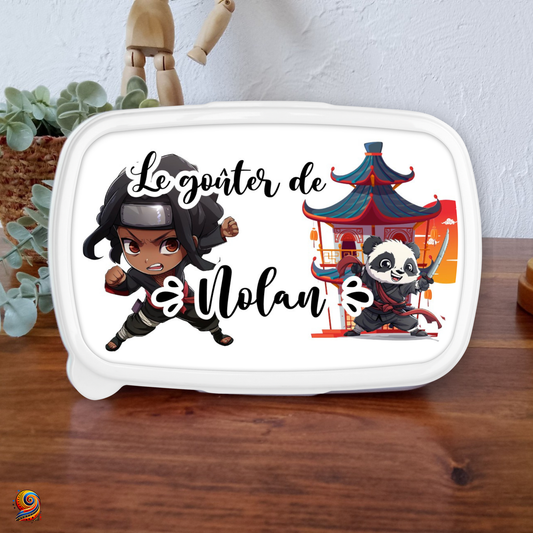 Boîte à gouter "Petit Samouraï" - Twende Art